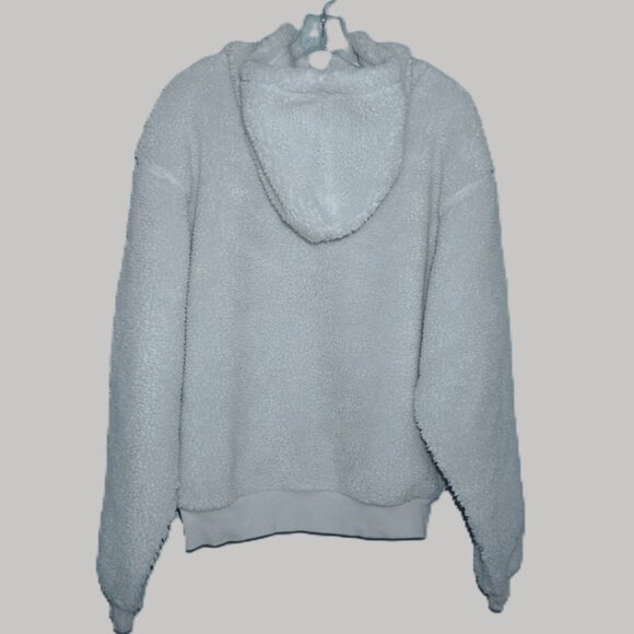 Kith Sherpa Box Logo Hoodie 'Illusion Blue' - KH2425 size Small - Picture 4 of 6